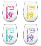 Empire State of Wine - Wine glasses set of 4 0